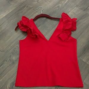 Zara V Neck Top